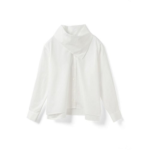 【ミズイロ インド/mizuiro ind】のスカーフカラーシャツ 人気、トレンドファッション・服の通販 founy(ファニー) 　ファッション　Fashion　レディースファッション　Fashion for Women　トップス・カットソー　Cut & Sew Tops　シャツ・ブラウス・オフィスカジュアル　Elegant Blouses & Button-Ups　オケージョン　Occasion Wear　スカーフ　Scarf, Neckwear　ストライプ　Stripe, Striped Pattern　スリット　Slit, Slit Detail　ドッキング　Docking, Mixed Material　ブロード　Broadcloth, Fine Cotton　other-2|ID: prp329100004855468 ipo3291000000036050910