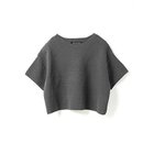 【ミズイロ インド/mizuiro ind】のショートワイドプルオーバー チャコールグレー|ID: prp329100004855470 ipo3291000000036288263