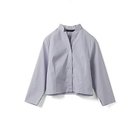 【ミズイロ インド/mizuiro ind】のスタンドカラーショートシャツ 人気、トレンドファッション・服の通販 founy(ファニー) ファッション Fashion レディースファッション Fashion for Women トップス・カットソー Cut & Sew Tops シャツ・ブラウス・オフィスカジュアル Elegant Blouses & Button-Ups オケージョン Occasion Wear クラシック Classic, Timeless Style コンパクト Compact, Small Size シンプル Simple, Minimal スタンド Stand Collar, Upright Stand ストレッチ Stretch, Stretchy Fabric エレガント 上品 Elegant 切替 Switching, Contrast Panel thumbnail ライトブルー|ID: prp329100004855472 ipo3291000000036050941