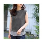 【エニー/ANY】のギマノースリーブニット チャコール|ID: prp329100004856915 ipo3291000000036321837