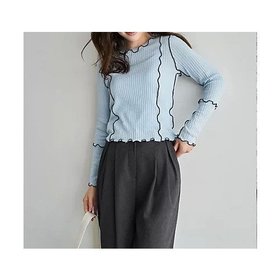 【スタイルデリ/STYLE DELI】のメロウリブ フリルライントップス 人気、トレンドファッション・服の通販 founy(ファニー) ファッション Fashion レディースファッション Fashion for Women トップス・カットソー Cut & Sew Tops イエロー Yellow インナー Innerwear カットソー Cut and Sewn Top ジャケット Jacket, Outerwear スリット Slit, Slit Detail デコルテ Décolleté, Neckline 定番 Standard, Basic Item ネックレス Necklace, Pendant Necklace 長袖 Long Sleeve, Full Sleeve パステル Pastel, Soft Color フィット Fit, Slim Fit ベスト Vest, Waistcoat |ID:prp329100004857450