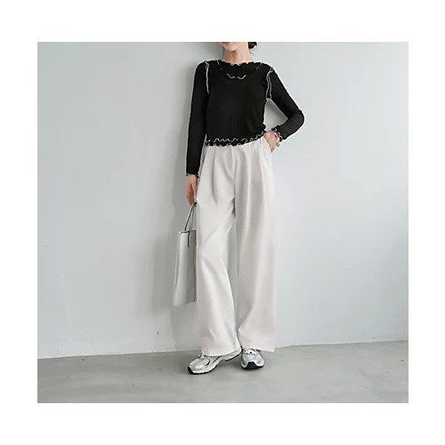 【スタイルデリ/STYLE DELI】のメロウリブ ベストレイヤードトップス 人気、トレンドファッション・服の通販 founy(ファニー) 　ファッション　Fashion　レディースファッション　Fashion for Women　アウター　Coat / Outerwear Collection　トップス・カットソー　Cut & Sew Tops　ベスト&ジレ / 重ね着スタイル　Vests & Gilets　インナー　Innerwear　カットソー　Cut and Sewn Top　サロペット　Overalls, Salopette　ジャケット　Jacket, Outerwear　スリット　Slit, Slit Detail　タンク　Tank Top, Sleeveless Top　定番　Standard, Basic Item　長袖　Long Sleeve, Full Sleeve　バランス　Balance, Style Balance　ビスチェ　Bustier, Corset Top　フィット　Fit, Slim Fit　ベスト　Vest, Waistcoat　ラウンド　Round, Round Neck　夏　Summer　other-2|ID: prp329100004857451 ipo3291000000035851401