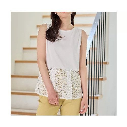 【エニー/ANY】のタックヘムコンビインナー 人気、トレンドファッション・服の通販 founy(ファニー) 　ファッション　Fashion　レディースファッション　Fashion for Women　インナー　Innerwear　カットソー　Cut and Sewn Top　カーディガン　Cardigan, Knitwear　コンビ　Combo, Combination Style　ジャケット　Jacket, Outerwear　タフタ　Taffeta, Structured Fabric　ドッキング　Docking, Mixed Material　レース　Lace, Lace Fabric　 other-1|ID: prp329100004857949 ipo3291000000036177869