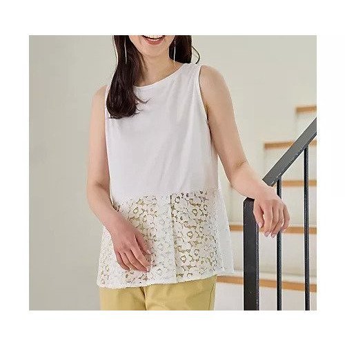 【エニー/ANY】のタックヘムコンビインナー 人気、トレンドファッション・服の通販 founy(ファニー) 　ファッション　Fashion　レディースファッション　Fashion for Women　インナー　Innerwear　カットソー　Cut and Sewn Top　カーディガン　Cardigan, Knitwear　コンビ　Combo, Combination Style　ジャケット　Jacket, Outerwear　タフタ　Taffeta, Structured Fabric　ドッキング　Docking, Mixed Material　レース　Lace, Lace Fabric　other-2|ID: prp329100004857949 ipo3291000000036177874