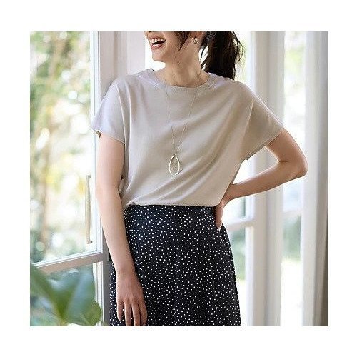 【エニー/ANY】のファンクションフレンチスリーブニット インテリア・キッズ・メンズ・レディースファッション・服の通販 founy(ファニー) 　ファッション　Fashion　レディースファッション　Fashion for Women　トップス・カットソー　Cut & Sew Tops　ニット　Knit Tops & Sweaters　おすすめ　Recommended / Our Picks　アンサンブル　Ensemble Set　インナー　Innerwear　カーディガン　Cardigan, Knitwear　サンダル　Sandals, Summer Shoes　ジャケット　Jacket, Outerwear　スリット　Slit, Slit Detail　スリーブ　Sleeve, Long Sleeve / Short Sleeve　デニム　Denim, Jeans Material　フラット　Flat, Flat Shoes　フレンチ　French, French Style　エレガント 上品　Elegant　夏　Summer　抗菌　Antibacterial, Bacteria-Resistant　ビジネス 仕事 通勤　Business / Work / Commuting　ライトグレー|ID: prp329100004857951 ipo3291000000036153801