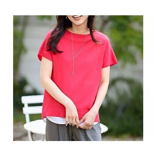 【エニー/ANY】のファンクションフレンチスリーブニット インテリア・キッズ・メンズ・レディースファッション・服の通販 founy(ファニー) 　ファッション　Fashion　レディースファッション　Fashion for Women　トップス・カットソー　Cut & Sew Tops　ニット　Knit Tops & Sweaters　おすすめ　Recommended / Our Picks　アンサンブル　Ensemble Set　インナー　Innerwear　カーディガン　Cardigan, Knitwear　サンダル　Sandals, Summer Shoes　ジャケット　Jacket, Outerwear　スリット　Slit, Slit Detail　スリーブ　Sleeve, Long Sleeve / Short Sleeve　デニム　Denim, Jeans Material　フラット　Flat, Flat Shoes　フレンチ　French, French Style　エレガント 上品　Elegant　夏　Summer　抗菌　Antibacterial, Bacteria-Resistant　ビジネス 仕事 通勤　Business / Work / Commuting　ピンク|ID: prp329100004857951 ipo3291000000036153805