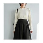 【スタイルデリ/STYLE DELI】の絶妙に緩いフワとろカットソートップス 人気、トレンドファッション・服の通販 founy(ファニー) ファッション Fashion レディースファッション Fashion for Women トップス・カットソー Cut & Sew Tops カットソー・ベーシックTシャツ Cut-and-Sewn Tops / Stretch Tees & Basics イエロー Yellow インナー Innerwear オレンジ Orange カットソー Cut and Sewn Top サロペット Overalls, Salopette ストライプ Stripe, Striped Pattern ストレート Straight, Straight Cut スリット Slit, Slit Detail とろみ Fluid, Flowy Fabric 長袖 Long Sleeve, Full Sleeve ベスト Vest, Waistcoat thumbnail エクリュ|ID: prp329100004858949 ipo3291000000036050797