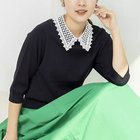 【ノーリーズ/NOLLEY'S】の《手洗い可能》襟レース取り外し6分袖プルオーバー 人気、トレンドファッション・服の通販 founy(ファニー) ファッション Fashion レディースファッション Fashion for Women トップス・カットソー Cut & Sew Tops カジュアルプルオーバー・ニットトップス Pullovers & Knit Tops / Casual Pullovers 2025年 2025 2025-2026秋冬・A/W Autumn/Winter 2025–26 AW25–26 2026年 2026 ストレッチ Stretch, Stretchy Fabric レース Lace, Lace Fabric エレガント 上品 Elegant 夏 Summer 春 Spring S/S・春夏 SS, Spring/Summer, Warm Season thumbnail ネイビー|ID: prp329100004858952 ipo3291000000036050031