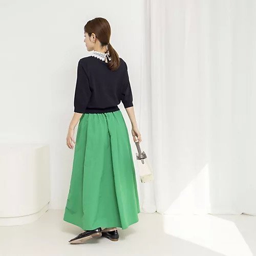 【ノーリーズ/NOLLEY'S】の《手洗い可能》襟レース取り外し6分袖プルオーバー 人気、トレンドファッション・服の通販 founy(ファニー) 　ファッション　Fashion　レディースファッション　Fashion for Women　トップス・カットソー　Cut & Sew Tops　カジュアルプルオーバー・ニットトップス　Pullovers & Knit Tops / Casual Pullovers　2025年　2025　2025-2026秋冬・A/W　Autumn/Winter 2025–26 AW25–26　2026年　2026　ストレッチ　Stretch, Stretchy Fabric　レース　Lace, Lace Fabric　エレガント 上品　Elegant　夏　Summer　春　Spring　S/S・春夏　SS, Spring/Summer, Warm Season　other-2|ID: prp329100004858952 ipo3291000000036050036