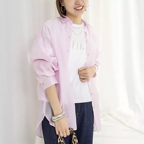 【ノーリーズ/NOLLEY'S】のウォッシャブルセルロースシルクシアーシャツ インテリア・キッズ・メンズ・レディースファッション・服の通販 founy(ファニー) ファッション Fashion レディースファッション Fashion for Women トップス・カットソー Cut & Sew Tops シャツ・ブラウス・オフィスカジュアル Elegant Blouses & Button-Ups 2026年 2026 おすすめ Recommended / Our Picks シルク Silk, 100% Silk デニム Denim, Jeans Material 夏 Summer ベビーピンク|ID: prp329100004858954 ipo3291000000036025757