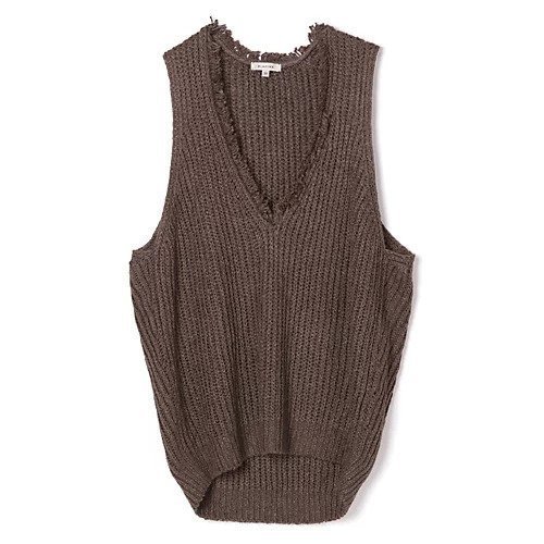 【ブラミンク/BLAMINK】のBM S S/LI FRINGE VEST 人気、トレンドファッション・服の通販 founy(ファニー) ファッション Fashion レディースファッション Fashion for Women アウター Coat / Outerwear Collection トップス・カットソー Cut & Sew Tops ベスト&ジレ / 重ね着スタイル Vests & Gilets シルク Silk, 100% Silk フリンジ Fringe, Tassel ベスト Vest, Waistcoat モダン Modern, Contemporary other-1|ID: prp329100004859026 ipo3291000000036051052