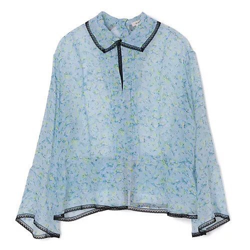 【ブラミンク/BLAMINK】のBM S SI FLW/PRT PEPLUM 人気、トレンドファッション・服の通販 founy(ファニー) ファッション Fashion レディースファッション Fashion for Women シアー Sheer, See-Through シフォン Chiffon, Lightweight Fabric シルク Silk, 100% Silk トリミング Trimming, Decorative Edge フラワー Flower, Floral プリント Print, Printed Pattern モダン Modern, Contemporary ヴィンテージ Vintage Style other-1|ID: prp329100004859028 ipo3291000000036051060