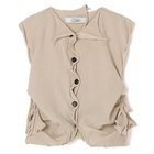 【ピリングス/pillings】のPST26SS-105 vest 人気、トレンドファッション・服の通販 founy(ファニー) ファッション Fashion レディースファッション Fashion for Women アウター Coat / Outerwear Collection トップス・カットソー Cut & Sew Tops ベスト&ジレ / 重ね着スタイル Vests & Gilets 2026年 2026 カッティング Cutting Detail ベスト Vest, Waistcoat モダン Modern, Contemporary 夏 Summer 洗える Machine Washable thumbnail lt beige|ID: prp329100004859030 ipo3291000000035928595