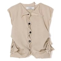 【ピリングス/pillings】のPST26SS-105 vest 人気、トレンドファッション・服の通販 founy(ファニー) ファッション Fashion レディースファッション Fashion for Women アウター Coat / Outerwear Collection トップス・カットソー Cut & Sew Tops ベスト&ジレ / 重ね着スタイル Vests & Gilets 2026年 2026 カッティング Cutting Detail ベスト Vest, Waistcoat モダン Modern, Contemporary 夏 Summer 洗える Machine Washable |ID:prp329100004859030