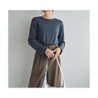 【スタイルデリ/STYLE DELI】のなんかカワイイ長袖シンプルTシャツ 人気、トレンドファッション・服の通販 founy(ファニー) ファッション Fashion レディースファッション Fashion for Women トップス・カットソー Cut & Sew Tops シャツ・ブラウス・オフィスカジュアル Elegant Blouses & Button-Ups ロングTシャツ・Tシャツ Longline T-Shirts & Tees イエロー Yellow インナー Innerwear シンプル Simple, Minimal ジャケット Jacket, Outerwear ストレート Straight, Straight Cut スリット Slit, Slit Detail とろみ Fluid, Flowy Fabric なめらか Smooth, Silky Texture 長袖 Long Sleeve, Full Sleeve バランス Balance, Style Balance フィット Fit, Slim Fit 夏 Summer エレガント 上品 Elegant thumbnail ダークブルー|ID: prp329100004860681 ipo3291000000035997605
