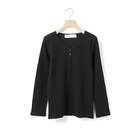 【ミディウミ/MidiUmi】のヘンリーネックプルオーバー 人気、トレンドファッション・服の通販 founy(ファニー) ファッション Fashion レディースファッション Fashion for Women トップス・カットソー Cut & Sew Tops カジュアルプルオーバー・ニットトップス Pullovers & Knit Tops / Casual Pullovers カットソー Cut and Sewn Top シンプル Simple, Minimal thumbnail ブラック|ID: prp329100004860692 ipo3291000000036051653