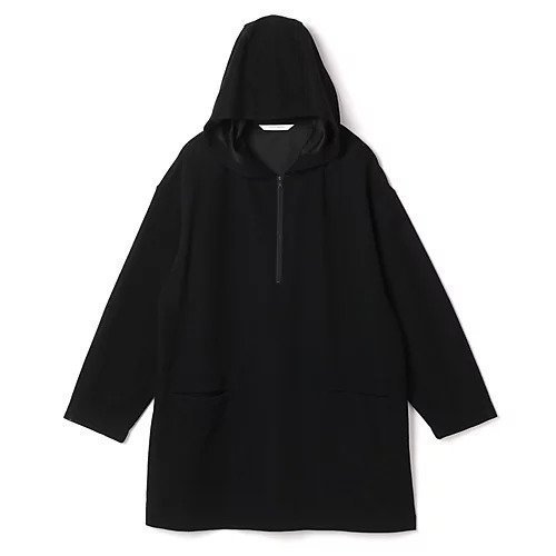 【プレインピープル/PLAIN PEOPLE】のウールミニワッフルハーフジップフーディ インテリア・キッズ・メンズ・レディースファッション・服の通販 founy(ファニー) 　ファッション　Fashion　レディースファッション　Fashion for Women　インナー　Innerwear　ジップ　Zip, Zipper　スタイリッシュ　Stylish, Fashionable　スリット　Slit, Slit Detail　ポケット　Pocket, Pocket Detail　ワッフル　Waffle, Waffle Knit　ブラック|ID: prp329100004860698 ipo3291000000036050971