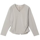 【プレインピープル/PLAIN PEOPLE】のテンセルコットンスウェットウエストタックプルオーバー 人気、トレンドファッション・服の通販 founy(ファニー) ファッション Fashion レディースファッション Fashion for Women トップス・カットソー Cut & Sew Tops レディースパーカー・カジュアルフーディー Casual Hoodies & Sweatshirts カジュアルプルオーバー・ニットトップス Pullovers & Knit Tops / Casual Pullovers スウェット・クルーネックトップス Sweatshirts & Crewnecks / Relaxed Fit Sweat Tops ドレープ Drape, Draping Fabric 洗える Machine Washable thumbnail ライトグレー|ID: prp329100004860706 ipo3291000000036050991