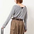 【リエミラー/Rie Miller】のシアーモヘヤ2WAYリブボートネックカーディガン 人気、トレンドファッション・服の通販 founy(ファニー) ファッション Fashion レディースファッション Fashion for Women トップス・カットソー Cut & Sew Tops カーディガン・羽織り Layered Style Cardigans 2025年 2025 2025-2026秋冬・A/W Autumn/Winter 2025–26 AW25–26 インナー Innerwear コンパクト Compact, Small Size デコルテ Décolleté, Neckline ボトム Bottoms, Lower Wear thumbnail ミディアムグレー|ID: prp329100004860742 ipo3291000000036024337