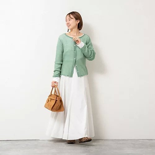 【リエミラー/Rie Miller】のシアーモヘヤ2WAYリブボートネックカーディガン 人気、トレンドファッション・服の通販 founy(ファニー) 　ファッション　Fashion　レディースファッション　Fashion for Women　トップス・カットソー　Cut & Sew Tops　カーディガン・羽織り　Layered Style Cardigans　2025年　2025　2025-2026秋冬・A/W　Autumn/Winter 2025–26 AW25–26　インナー　Innerwear　コンパクト　Compact, Small Size　デコルテ　Décolleté, Neckline　ボトム　Bottoms, Lower Wear　other-2|ID: prp329100004860742 ipo3291000000036024342