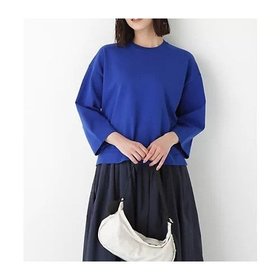 【ヒューマンウーマン/HUMAN WOMAN】のオーガニックコットン混プレーティングプルオーバー 人気、トレンドファッション・服の通販 founy(ファニー) ファッション Fashion レディースファッション Fashion for Women トップス・カットソー Cut & Sew Tops カジュアルプルオーバー・ニットトップス Pullovers & Knit Tops / Casual Pullovers おすすめ Recommended / Our Picks スタンダード Standard, Basic トレーナー Sweatshirt, Trainer バランス Balance, Style Balance ボトム Bottoms, Lower Wear |ID:prp329100004861338