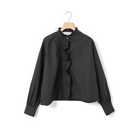 【ミディウミ/MidiUmi】 フロントフリルレースシャツ人気、トレンドファッション・服の通販 founy(ファニー) ファッション Fashion レディースファッション Fashion for Women トップス・カットソー Cut & Sew Tops シャツ・ブラウス・オフィスカジュアル Elegant Blouses & Button-Ups アシンメトリー Asymmetrical Style タイプライター Typewriter Fabric, Crisp Cotton フリル Frill, Ruffle ベーシック Basic, Essential ボックス Boxy, Box Shape レース Lace, Lace Fabric |ID:prp329100004861728