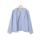 【ミディウミ/MidiUmi】のスカーフライクショートシャツ 人気、トレンドファッション・服の通販 founy(ファニー) ファッション Fashion レディースファッション Fashion for Women トップス・カットソー Cut & Sew Tops シャツ・ブラウス・オフィスカジュアル Elegant Blouses & Button-Ups おすすめ Recommended / Our Picks オケージョン Occasion Wear ジャケット Jacket, Outerwear スカーフ Scarf, Neckwear ストライプ Stripe, Striped Pattern ブロード Broadcloth, Fine Cotton メンズ Men's, Menswear 春 Spring thumbnail ブルー|ID: prp329100004861729 ipo3291000000036051279