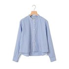 【ミディウミ/MidiUmi】のパターンショートシャツ 人気、トレンドファッション・服の通販 founy(ファニー) ファッション Fashion レディースファッション Fashion for Women トップス・カットソー Cut & Sew Tops シャツ・ブラウス・オフィスカジュアル Elegant Blouses & Button-Ups ショート Short, Short Length ストライプ Stripe, Striped Pattern ブロード Broadcloth, Fine Cotton ベーシック Basic, Essential メンズ Men's, Menswear 定番 Standard, Basic Item 春 Spring 無地 Plain, Solid Color 秋 Autumn thumbnail ブルー|ID: prp329100004861730 ipo3291000000036051295