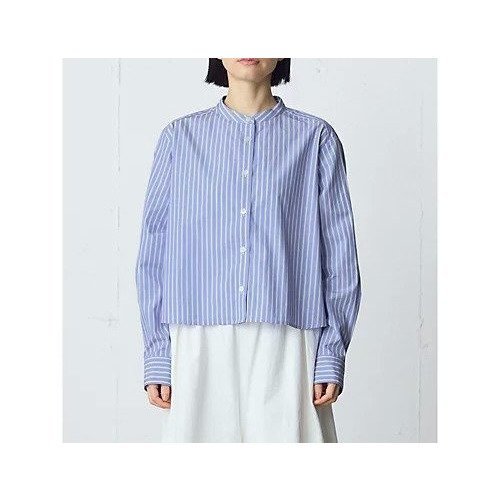 【ミディウミ/MidiUmi】のパターンショートシャツ 人気、トレンドファッション・服の通販 founy(ファニー) 　ファッション　Fashion　レディースファッション　Fashion for Women　トップス・カットソー　Cut & Sew Tops　シャツ・ブラウス・オフィスカジュアル　Elegant Blouses & Button-Ups　ショート　Short, Short Length　ストライプ　Stripe, Striped Pattern　ブロード　Broadcloth, Fine Cotton　ベーシック　Basic, Essential　メンズ　Men's, Menswear　定番　Standard, Basic Item　春　Spring　無地　Plain, Solid Color　秋　Autumn　other-2|ID: prp329100004861730 ipo3291000000036051296