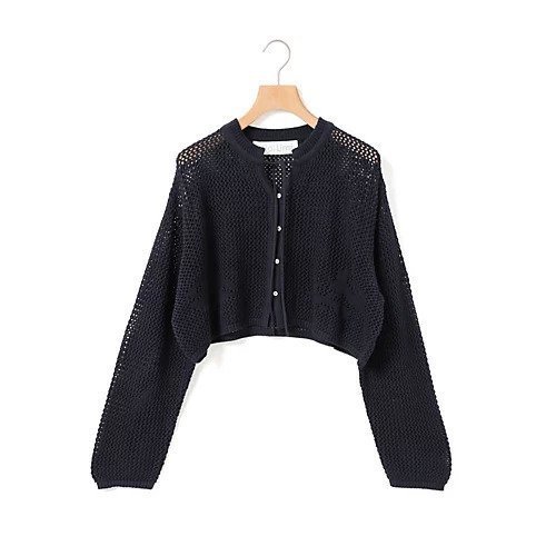 【ミディウミ/MidiUmi】のニードルワークカーディガン インテリア・キッズ・メンズ・レディースファッション・服の通販 founy(ファニー) ファッション Fashion レディースファッション Fashion for Women トップス・カットソー Cut & Sew Tops カーディガン・羽織り Layered Style Cardigans かぎ針 Crochet ノースリーブ Sleeveless, No-Sleeve メッシュ Mesh, Net Fabric ネイビー|ID: prp329100004861731 ipo3291000000036051310