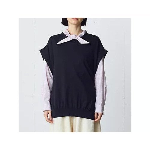【ミディウミ/MidiUmi】のサイドリボンベスト インテリア・キッズ・メンズ・レディースファッション・服の通販 founy(ファニー) https://founy.com/ ファッション Fashion レディースファッション Fashion for Women アウター Coat / Outerwear Collection トップス・カットソー Cut & Sew Tops ベスト&ジレ / 重ね着スタイル Vests & Gilets おすすめ Recommended / Our Picks ベスト Vest, Waistcoat リボン Ribbon, Bow 半袖 Short Sleeve, Half Sleeve 長袖 Long Sleeve, Full Sleeve |ID: prp329100004861732 ipo3291000000036284060
