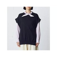 【ミディウミ/MidiUmi】のサイドリボンベスト 人気、トレンドファッション・服の通販 founy(ファニー) ファッション Fashion レディースファッション Fashion for Women アウター Coat / Outerwear Collection トップス・カットソー Cut & Sew Tops ベスト&ジレ / 重ね着スタイル Vests & Gilets おすすめ Recommended / Our Picks ベスト Vest, Waistcoat リボン Ribbon, Bow 半袖 Short Sleeve, Half Sleeve 長袖 Long Sleeve, Full Sleeve |ID:prp329100004861732