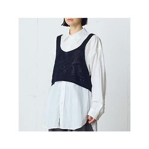 【ミディウミ/MidiUmi】の2WAYニードルワークベスト 人気、トレンドファッション・服の通販 founy(ファニー) ファッション Fashion レディースファッション Fashion for Women アウター Coat / Outerwear Collection トップス・カットソー Cut & Sew Tops ベスト&ジレ / 重ね着スタイル Vests & Gilets かぎ針 Crochet インナー Innerwear コンパクト Compact, Small Size ベスト Vest, Waistcoat モチーフ Motif, Design Theme ワイド Wide, Wide Fit other-2|ID: prp329100004861733 ipo3291000000036051344