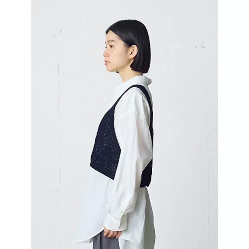 【ミディウミ/MidiUmi】の2WAYニードルワークベスト 人気、トレンドファッション・服の通販 founy(ファニー) ファッション Fashion レディースファッション Fashion for Women アウター Coat / Outerwear Collection トップス・カットソー Cut & Sew Tops ベスト&ジレ / 重ね着スタイル Vests & Gilets かぎ針 Crochet インナー Innerwear コンパクト Compact, Small Size ベスト Vest, Waistcoat モチーフ Motif, Design Theme ワイド Wide, Wide Fit other-3|ID: prp329100004861733 ipo3291000000036051346