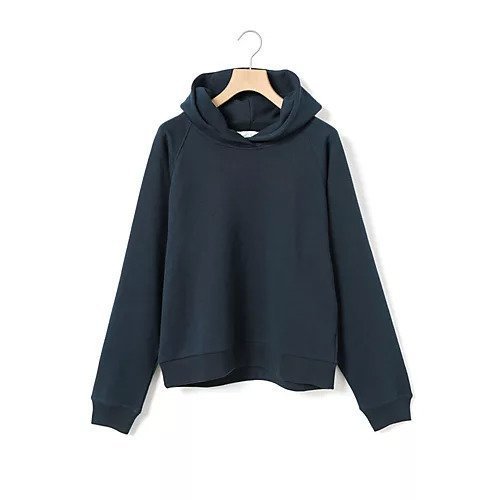 【ミディウミ/MidiUmi】のループウィールスウェットパーカー インテリア・キッズ・メンズ・レディースファッション・服の通販 founy(ファニー) 　ファッション　Fashion　レディースファッション　Fashion for Women　トップス・カットソー　Cut & Sew Tops　レディースパーカー・カジュアルフーディー　Casual Hoodies & Sweatshirts　スウェット・クルーネックトップス　Sweatshirts & Crewnecks / Relaxed Fit Sweat Tops　スリーブ　Sleeve, Long Sleeve / Short Sleeve　パーカー　Hoodie, Parka　ベーシック　Basic, Essential　ネイビー|ID: prp329100004861736 ipo3291000000036051380