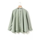 【ミディウミ/MidiUmi】のAラインバンドカラーシャツ 人気、トレンドファッション・服の通販 founy(ファニー) ファッション Fashion レディースファッション Fashion for Women トップス・カットソー Cut & Sew Tops シャツ・ブラウス・オフィスカジュアル Elegant Blouses & Button-Ups タイプライター Typewriter Fabric, Crisp Cotton ヨーク Yoke, Yoke Design 今季 This Season, Current Season 定番 Standard, Basic Item thumbnail グリーン|ID: prp329100004861738 ipo3291000000036051487