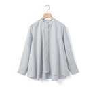 【ミディウミ/MidiUmi】のAラインバンドカラーシャツ 人気、トレンドファッション・服の通販 founy(ファニー) ファッション Fashion レディースファッション Fashion for Women トップス・カットソー Cut & Sew Tops シャツ・ブラウス・オフィスカジュアル Elegant Blouses & Button-Ups タイプライター Typewriter Fabric, Crisp Cotton ヨーク Yoke, Yoke Design 今季 This Season, Current Season 定番 Standard, Basic Item thumbnail ライトブルー|ID: prp329100004861738 ipo3291000000036051488