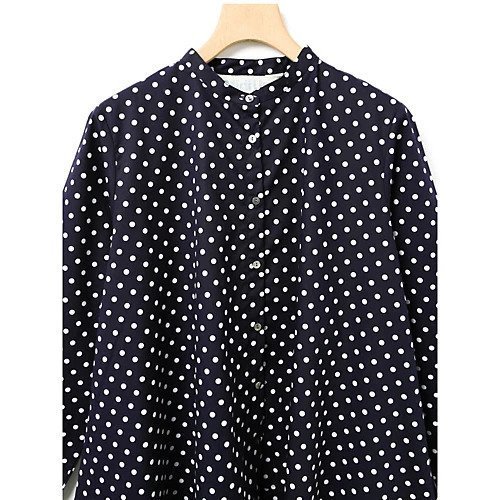 【ミディウミ/MidiUmi】のドットシャツ 人気、トレンドファッション・服の通販 founy(ファニー) 　ファッション　Fashion　レディースファッション　Fashion for Women　トップス・カットソー　Cut & Sew Tops　シャツ・ブラウス・オフィスカジュアル　Elegant Blouses & Button-Ups　ドット　Polka Dot, Dot Pattern　ブロード　Broadcloth, Fine Cotton　ワイド　Wide, Wide Fit　人気　Popular, Best Seller　今季　This Season, Current Season　other-2|ID: prp329100004861739 ipo3291000000036051505