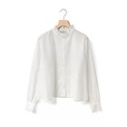 【ミディウミ/MidiUmi】のフリルショートシャツ 人気、トレンドファッション・服の通販 founy(ファニー) ファッション Fashion レディースファッション Fashion for Women トップス・カットソー Cut & Sew Tops シャツ・ブラウス・オフィスカジュアル Elegant Blouses & Button-Ups おすすめ Recommended / Our Picks ショート Short, Short Length スタンド Stand Collar, Upright Stand タイプライター Typewriter Fabric, Crisp Cotton フリル Frill, Ruffle エレガント 上品 Elegant 春 Spring thumbnail オフホワイト|ID: prp329100004861740 ipo3291000000036051516