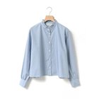 【ミディウミ/MidiUmi】のフリルショートシャツ 人気、トレンドファッション・服の通販 founy(ファニー) ファッション Fashion レディースファッション Fashion for Women トップス・カットソー Cut & Sew Tops シャツ・ブラウス・オフィスカジュアル Elegant Blouses & Button-Ups おすすめ Recommended / Our Picks ショート Short, Short Length スタンド Stand Collar, Upright Stand タイプライター Typewriter Fabric, Crisp Cotton フリル Frill, Ruffle エレガント 上品 Elegant 春 Spring thumbnail ライトブルー|ID: prp329100004861740 ipo3291000000036051518