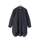 【ミディウミ/MidiUmi】のワイドロングシャツ 人気、トレンドファッション・服の通販 founy(ファニー) ファッション Fashion レディースファッション Fashion for Women トップス・カットソー Cut & Sew Tops シャツ・ブラウス・オフィスカジュアル Elegant Blouses & Button-Ups スリット Slit, Slit Detail タイプライター Typewriter Fabric, Crisp Cotton ドレス Dress, One-Piece ベーシック Basic, Essential ボトム Bottoms, Lower Wear ワッシャー Washer, Crinkled Finish thumbnail ネイビー|ID: prp329100004861743 ipo3291000000036051557