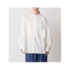 【ミディウミ/MidiUmi】のスタンドカラービッグシャツ 人気、トレンドファッション・服の通販 founy(ファニー) ファッション Fashion レディースファッション Fashion for Women トップス・カットソー Cut & Sew Tops シャツ・ブラウス・オフィスカジュアル Elegant Blouses & Button-Ups タイプライター Typewriter Fabric, Crisp Cotton バランス Balance, Style Balance パッチ Patch, Appliqué ベーシック Basic, Essential ポケット Pocket, Pocket Detail ワッシャー Washer, Crinkled Finish thumbnail オフホワイト|ID: prp329100004861744 ipo3291000000036051564