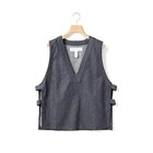 【ミディウミ/MidiUmi】のデニムサイドストラップベスト ネイビー|ID: prp329100004861746 ipo3291000000036261183