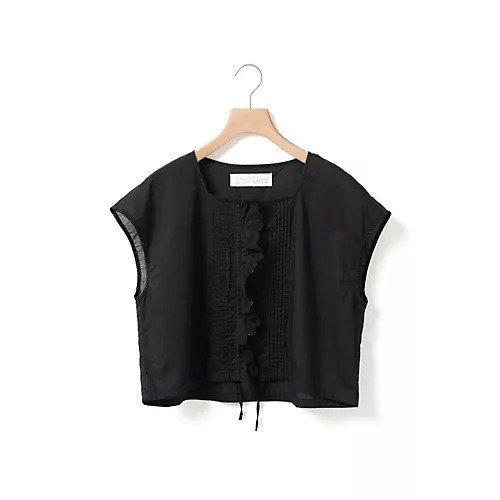 【ミディウミ/MidiUmi】のピンタックレースベスト インテリア・キッズ・メンズ・レディースファッション・服の通販 founy(ファニー) ファッション Fashion レディースファッション Fashion for Women アウター Coat / Outerwear Collection トップス・カットソー Cut & Sew Tops ベスト&ジレ / 重ね着スタイル Vests & Gilets インナー Innerwear ノースリーブ Sleeveless, No-Sleeve ベスト Vest, Waistcoat ボーダー Border, Stripe レース Lace, Lace Fabric ブラック|ID: prp329100004861748 ipo3291000000036051592