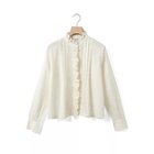 【ミディウミ/MidiUmi】のピンタックレースシャツ 人気、トレンドファッション・服の通販 founy(ファニー) ファッション Fashion レディースファッション Fashion for Women トップス・カットソー Cut & Sew Tops シャツ・ブラウス・オフィスカジュアル Elegant Blouses & Button-Ups インナー Innerwear ハイネック High Neck, Mock Neck レース Lace, Lace Fabric エレガント 上品 Elegant thumbnail アイボリー|ID: prp329100004861749 ipo3291000000036051600