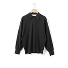 【ミディウミ/MidiUmi】のワイドニットポロ 人気、トレンドファッション・服の通販 founy(ファニー) ファッション Fashion レディースファッション Fashion for Women トップス・カットソー Cut & Sew Tops ニット Knit Tops & Sweaters ポロシャツ Polo Shirt, Collared Tee エレガント 上品 Elegant thumbnail ブラック|ID: prp329100004861750 ipo3291000000036051604
