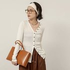 【ノーリーズ/NOLLEY'S】の【MAQWEL/マクウェル】ウォッシャブルリブカーディガン 人気、トレンドファッション・服の通販 founy(ファニー) ファッション Fashion レディースファッション Fashion for Women トップス・カットソー Cut & Sew Tops カーディガン・羽織り Layered Style Cardigans 2026年 2026 インナー Innerwear カーディガン Cardigan, Knitwear デコルテ Décolleté, Neckline thumbnail オフホワイト|ID: prp329100004861793 ipo3291000000036058176