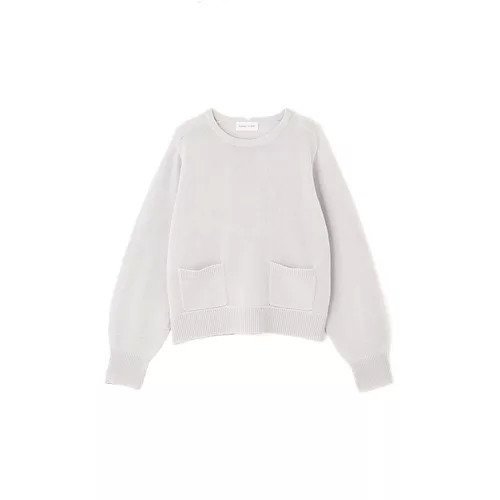 【ヒューマンウーマン/HUMAN WOMAN】のミドルゲージギマポケット付プルオーバー 人気、トレンドファッション・服の通販 founy(ファニー) 　ファッション　Fashion　レディースファッション　Fashion for Women　トップス・カットソー　Cut & Sew Tops　カジュアルプルオーバー・ニットトップス　Pullovers & Knit Tops / Casual Pullovers　おすすめ　Recommended / Our Picks　コンパクト　Compact, Small Size　スタンダード　Standard, Basic　スリーブ　Sleeve, Long Sleeve / Short Sleeve　バランス　Balance, Style Balance　ポケット　Pocket, Pocket Detail　ワイド　Wide, Wide Fit　other-2|ID: prp329100004862061 ipo3291000000036077089