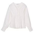 【スアデオ/suadeo】のリネン混ジャケット風ブラウス 人気、トレンドファッション・服の通販 founy(ファニー) ファッション Fashion レディースファッション Fashion for Women アウター Coat / Outerwear Collection レディースジャケット・軽アウター Jackets エレガント 上品 Elegant カフス Cuff Design ジャケット Jacket, Outerwear フロント Front, Front Design リネン Linen, Linen Fabric thumbnail オフホワイト|ID: prp329100004862520 ipo3291000000036113043