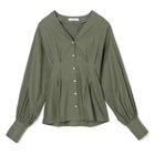 【スアデオ/suadeo】のリネン混ジャケット風ブラウス 人気、トレンドファッション・服の通販 founy(ファニー) ファッション Fashion レディースファッション Fashion for Women アウター Coat / Outerwear Collection レディースジャケット・軽アウター Jackets エレガント 上品 Elegant カフス Cuff Design ジャケット Jacket, Outerwear フロント Front, Front Design リネン Linen, Linen Fabric thumbnail カーキ|ID: prp329100004862520 ipo3291000000036113044